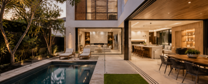Luxury Australian home featuring premium finishes, expansive windows and elegant outdoor living